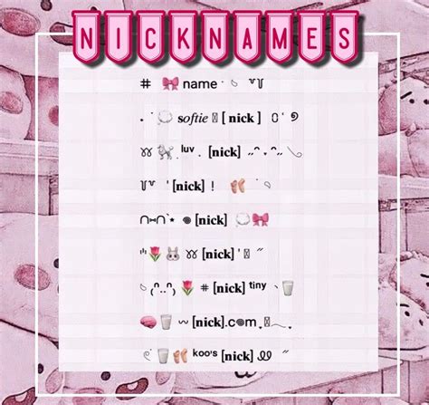 name symbol maker|aesthetic symbols for names.
